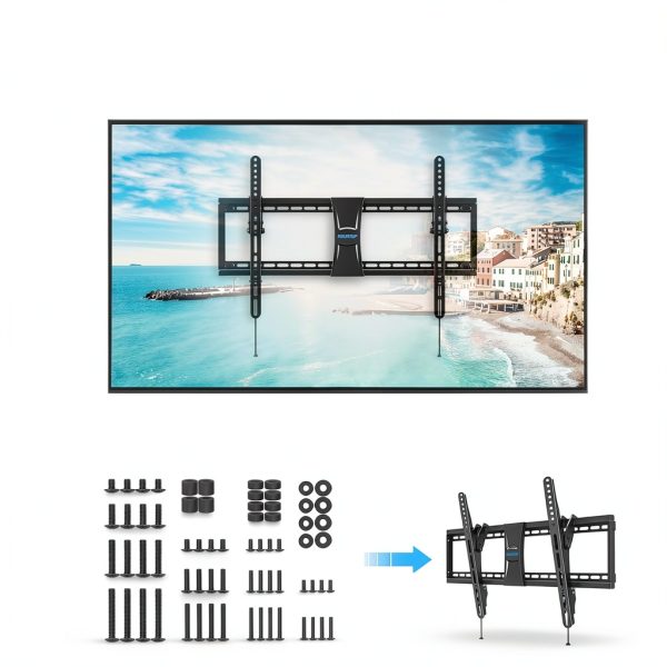 MOUNTUP Universal TV Mounting Hardware Kit Fits Most LED LCD OLED 4K TVs, Includes M4 M5 M6 M8 TV Screws, Spacers, Washers for TVs/Monitor Mounting up to 80 inches, MU0041-5