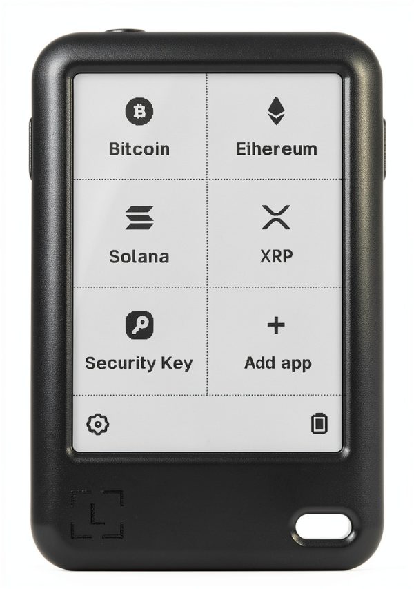 Ledger Nano Gen5 Touchscreen Signer - Black Crypto Wallet-0