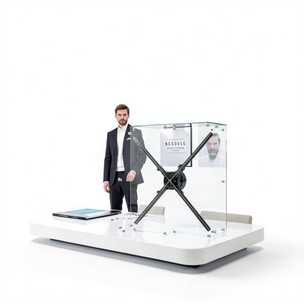 3DHologramFan,18.1" HologramFan with Remote/Bluetooth/WIFI/700 Video Library,Missyou Holographic Fan with HD LED 2000 * 1444PX Resolution Picture Fan Spinner Small for Shop/Bar/Christmas/Halloween-1