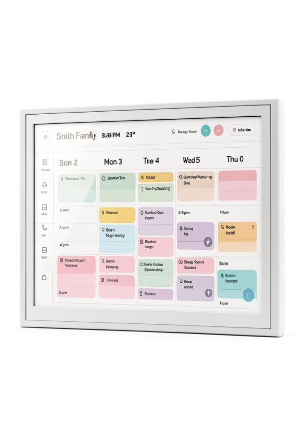No-Stud, No-Drill Wall Mount for Skylight 15” Digital Calendar – Metal Mount – No-Drill Installation for Drywall – Includes Level & Mounting Kit - Accessories for Skylight Calendar-5