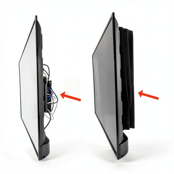 TV Skirt Flex by Dreamscreens Adjustable Skirt for Mounts and Cables-1