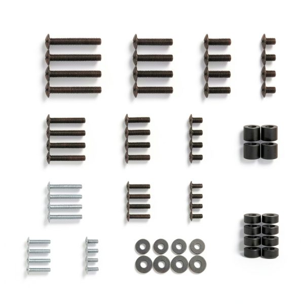 MOUNTUP Universal TV Mounting Hardware Kit Fits Most LED LCD OLED 4K TVs, Includes M4 M5 M6 M8 TV Screws, Spacers, Washers for TVs/Monitor Mounting up to 80 inches, MU0041-1