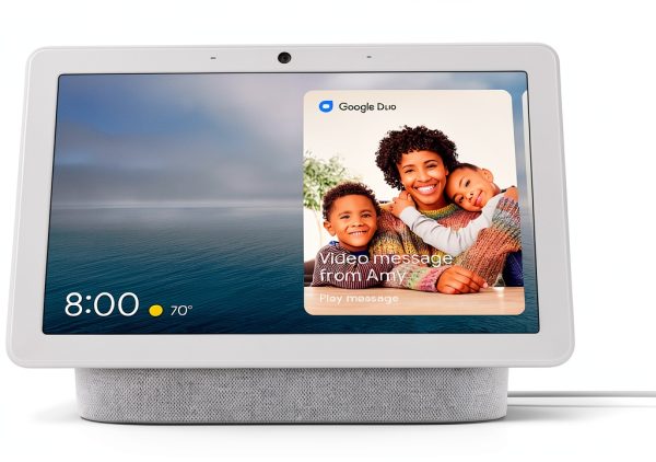 Google Nest Hub Max 10" Smart Display with Google Assistant - Chalk-3