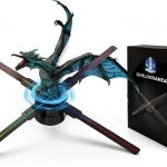 3DHologramFan,18.1" HologramFan with Remote/Bluetooth/WIFI/700 Video Library,Missyou Holographic Fan with HD LED 2000 * 1444PX Resolution Picture Fan Spinner Small for Shop/Bar/Christmas/Halloween-0