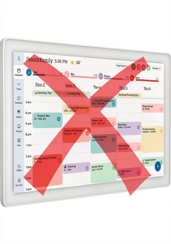 Magnetic Fridge Mount for Skylight 15" Calendar with 3 Neodymium-3