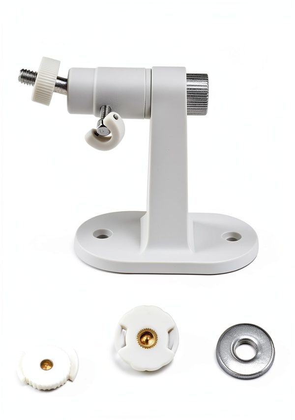 Adjustable Baby Monitor Mount for HelloBaby HB65/HB40, White Wall-3