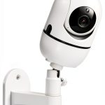 Adjustable Baby Monitor Mount for HelloBaby HB65/HB40, White Wall-0