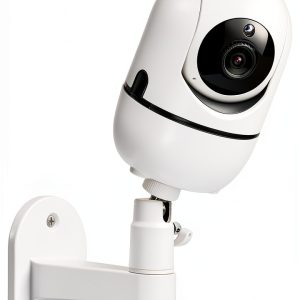 Adjustable Baby Monitor Mount for HelloBaby HB65/HB40, White Wall-0